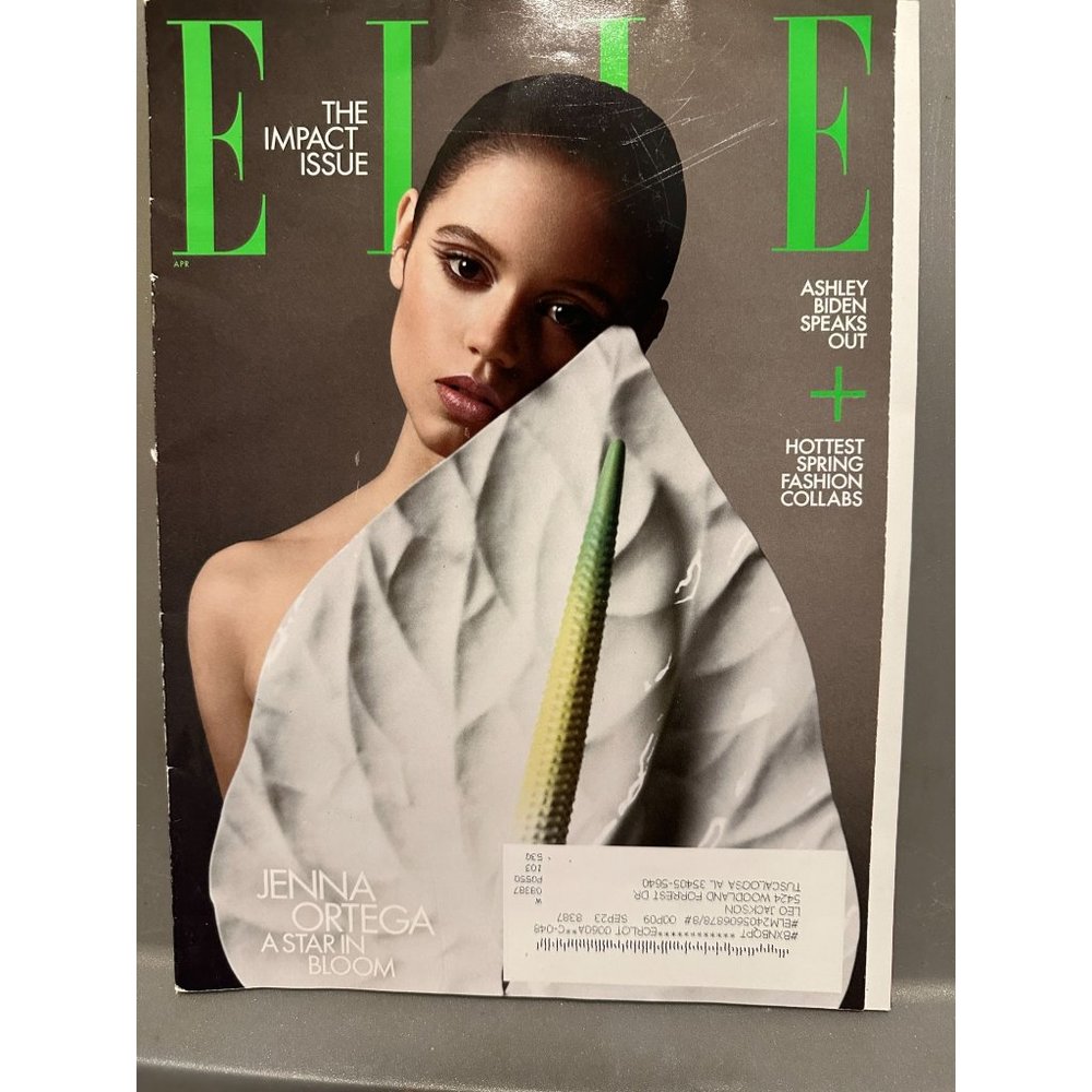 ELLE MAGAZINE APRIL 2023 JENNA ORTEGA